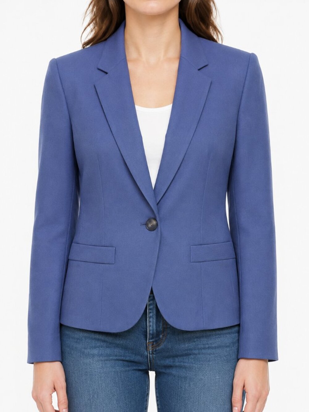 Vintage Pendleton Blue Virgin Wool Blazer Size 7 Made in USA